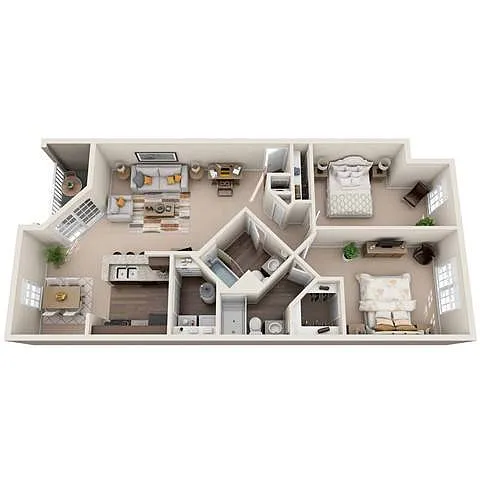 Floor plan Evanston A