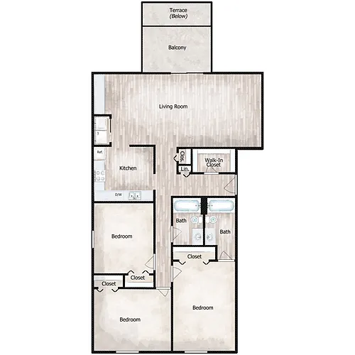 Floor plan The Weston