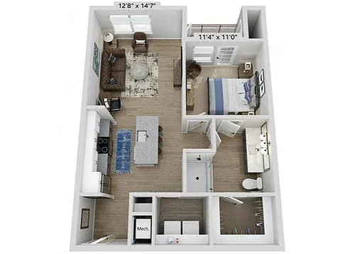 Floor plan A3A