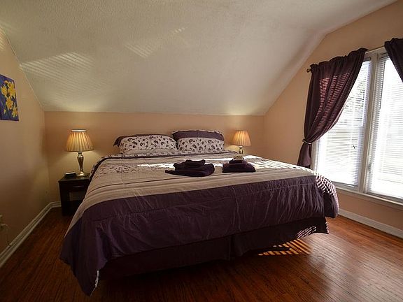 bedroom with king bed