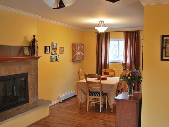 Fireplace with Slate Hearth