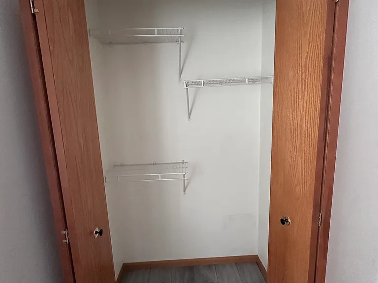Full bifold closet in the second bedroom