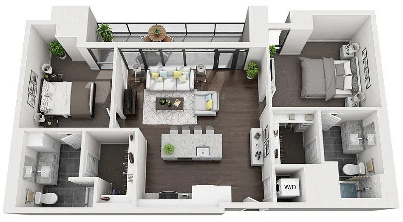 Floor plan 2G