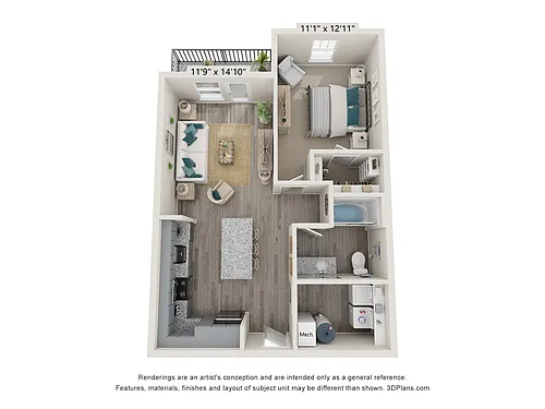 Floor plan A1-LL