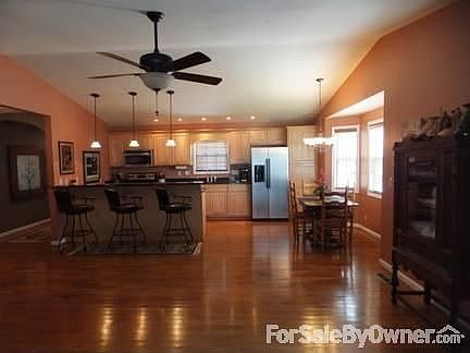 Kitchen
						:
						Granite countertops, built-in mw, clean steel appliances, addtl bar sink.