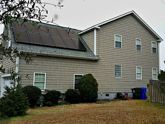 South view with solar panels