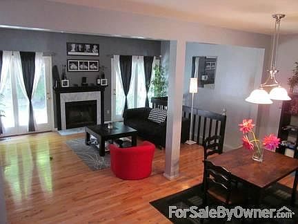 Combined Family Room Dining Room
						:
						22 x 19.6 - two glass doors lead to private patio, pass thru window to kitchen