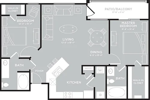 Floor plan B3