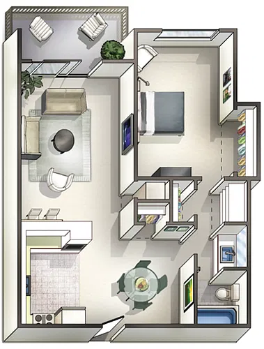 Floor plan 1B BMP