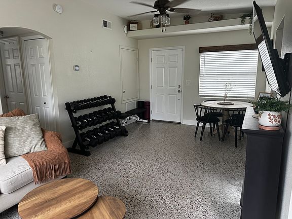 View from kitchen entry way (facing front door)