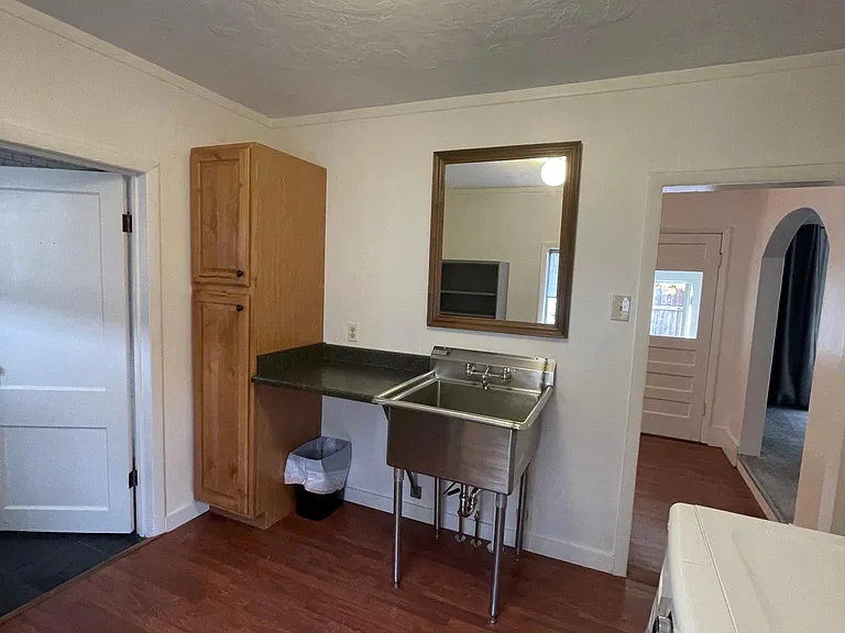 laundry room with shop sink