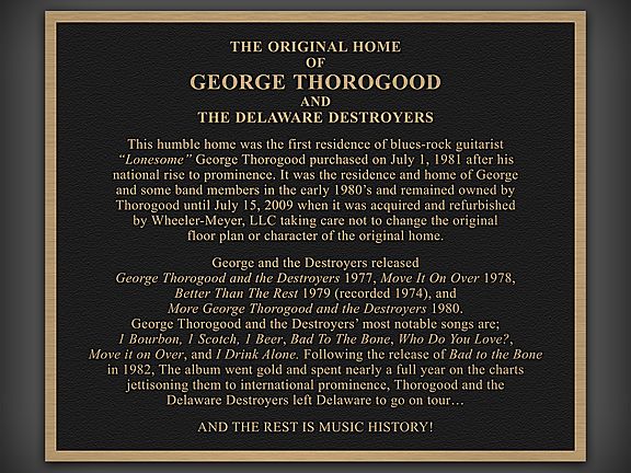 Plague Next To Front Door