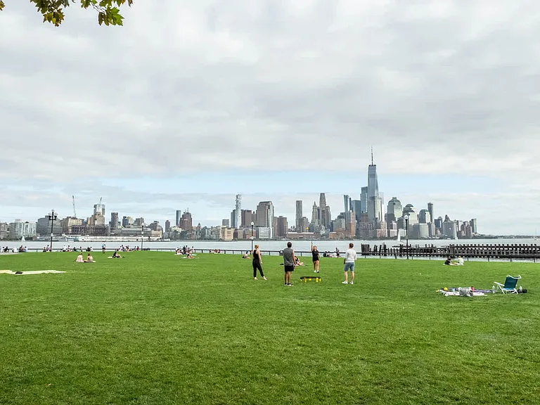 Enjoy some sunshine at Pier A Park.