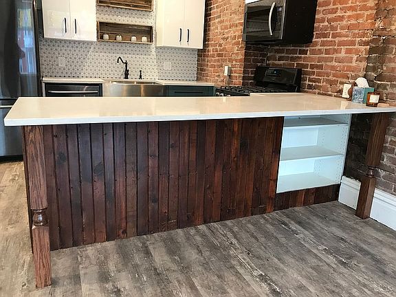 Beadboard from pocket doors 