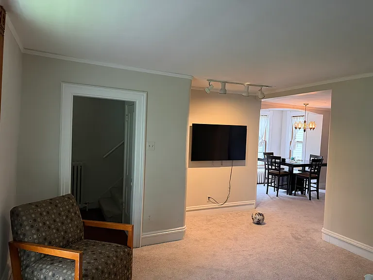 Looking from 1st floor family room into the dining room.