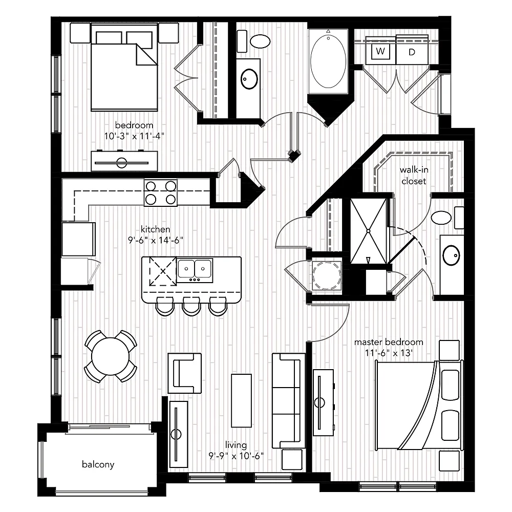 Floor plan Saint Raphael