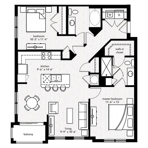 Floor plan Saint Raphael