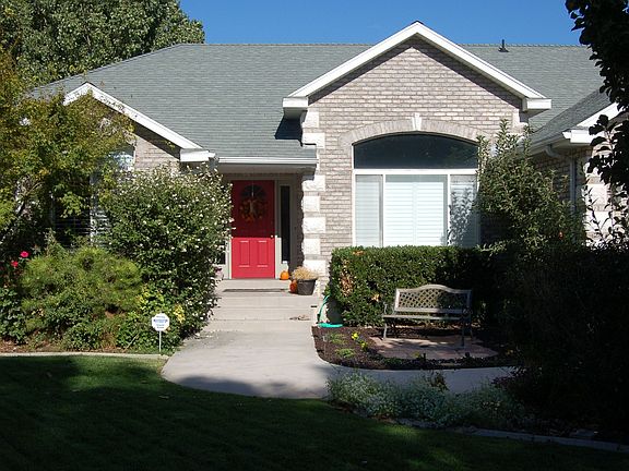 Front door and patio