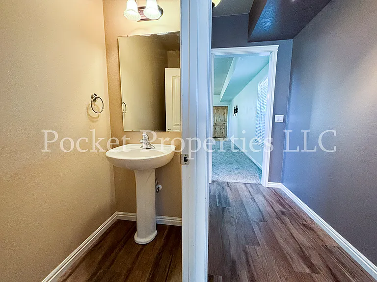 Main floor half bathroom