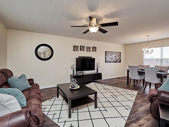 Tasteful decorated and designer flooring thru-out the main level.