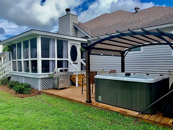 New outdoor decks and porch