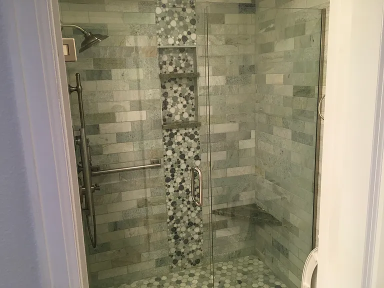 Master shower