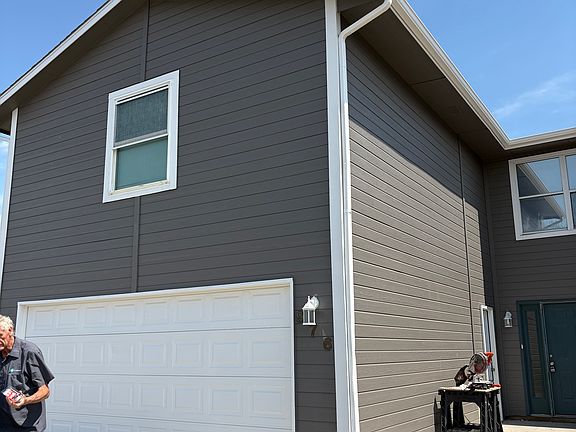 Front entrance with new paint. Pardon the construction debris, as we are making your home perfect for you