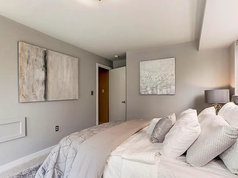 Bright Bedroom with Modern Finishes