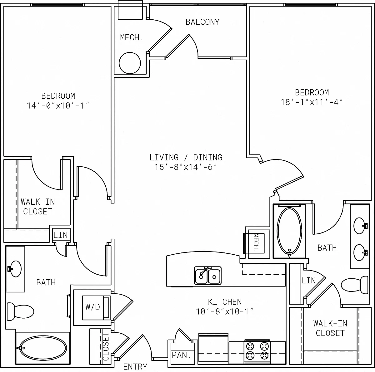 Floor plan 1-B1