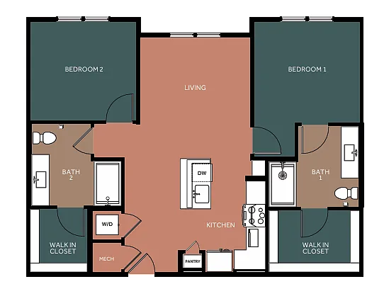 Floor plan B1-A