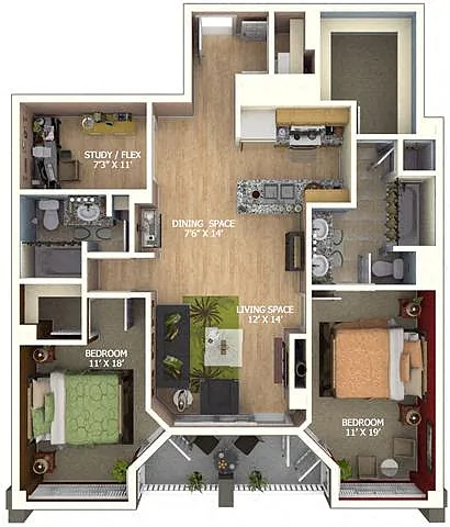 Floor plan E3 Sky Suite