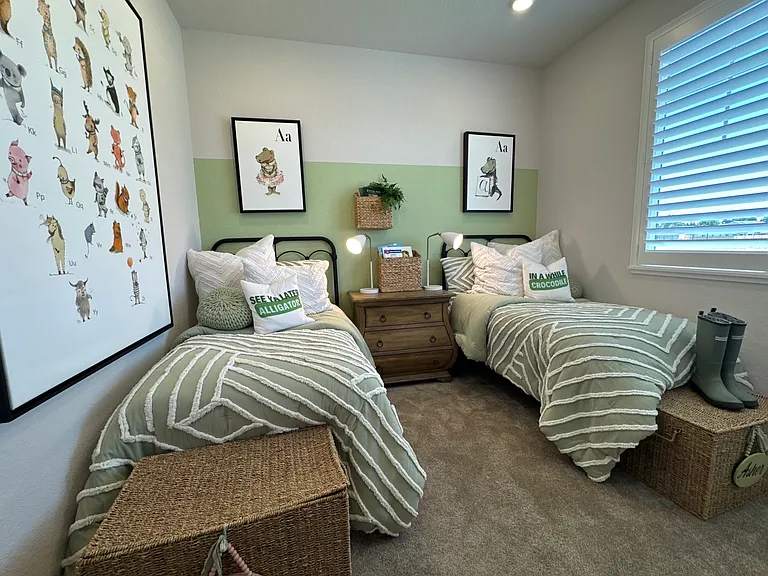 Model home for reference only-kids bedroom