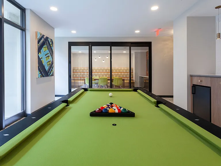 Resident lounge with multi-use room