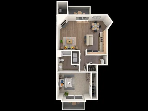 Floor plan The Dune Renovated