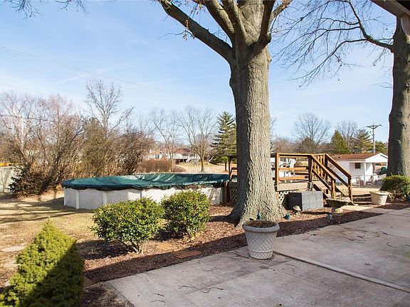 Nice pool and deck in the back yard.