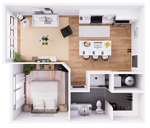 Floor plan Tillmore-1B-3