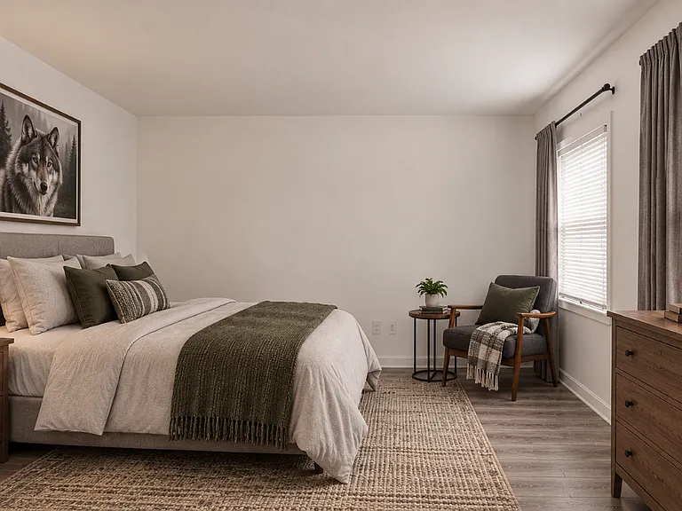 Note: photos are staged _ furniture not included.