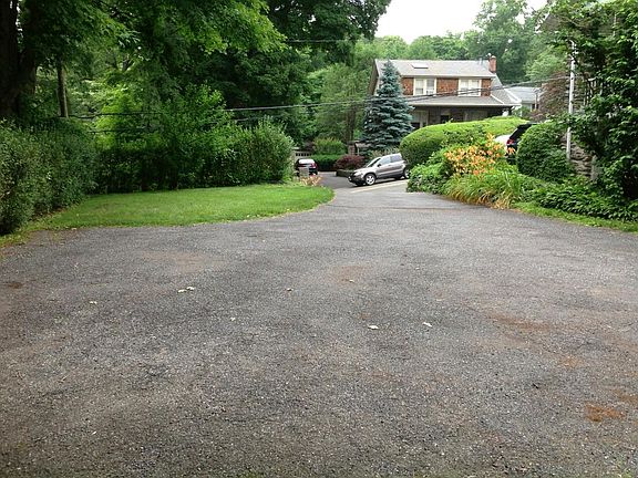 Looking to the street. Private yard with lots of parking.