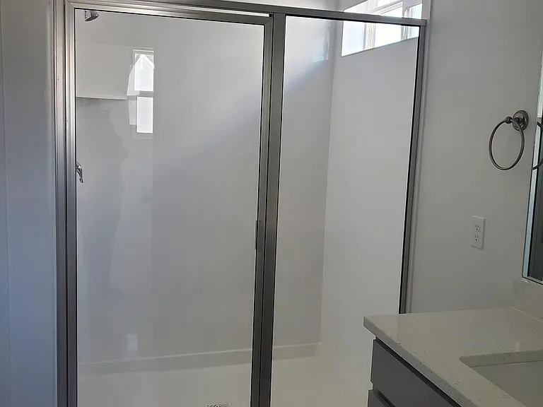 Master shower