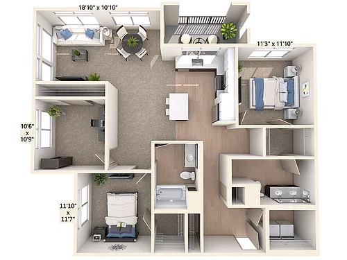 Floor plan B16-E-Two