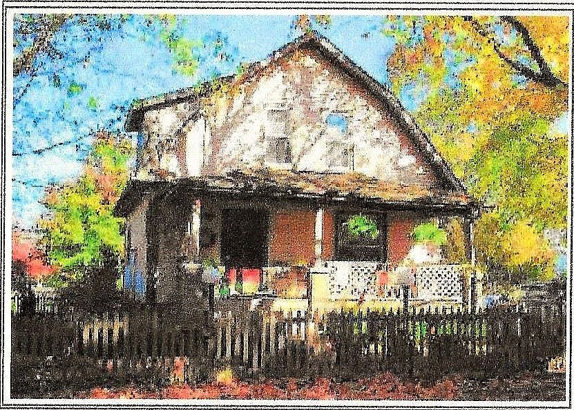front of the home and front yard