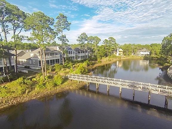 pond and walking trails