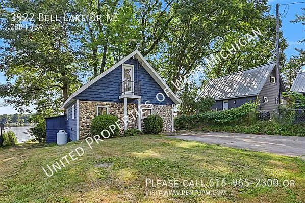 Available Now | Waterfront 2 Bed 1 Bath Single Family Home In Ada | Large Back Porch Overlooking ... — Photo 2
