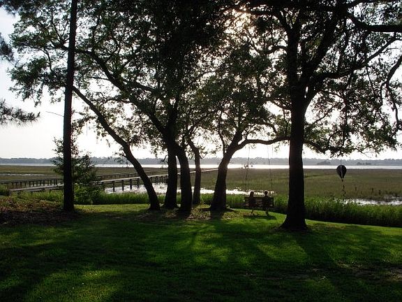 View from back porch
