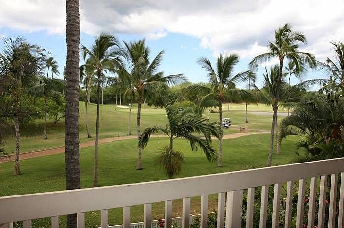 view from balcony