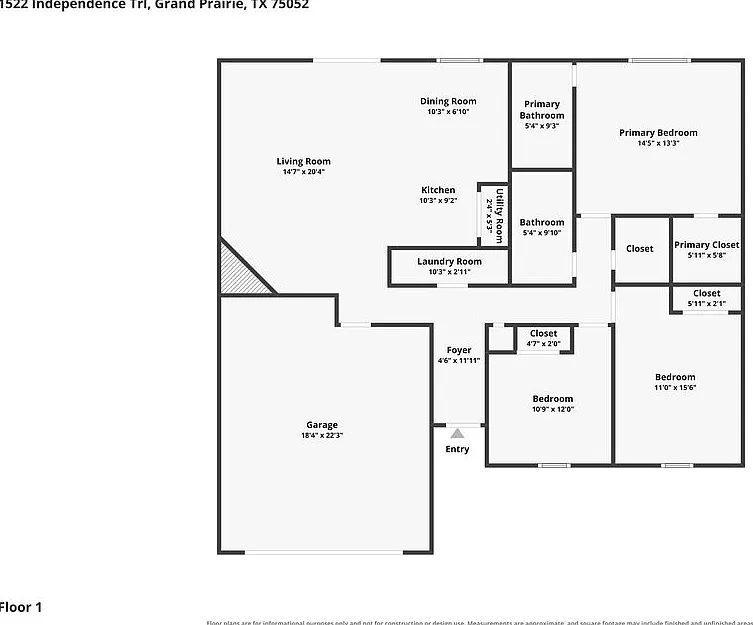 3 bed, 2.0 bath, 1483 sqft, $2,130 — Photo 2