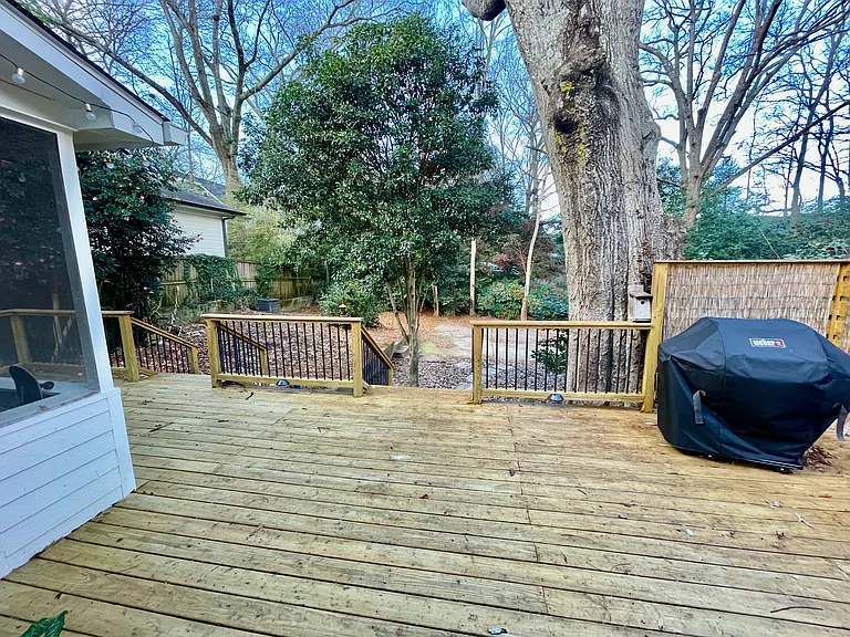 Massive back deck