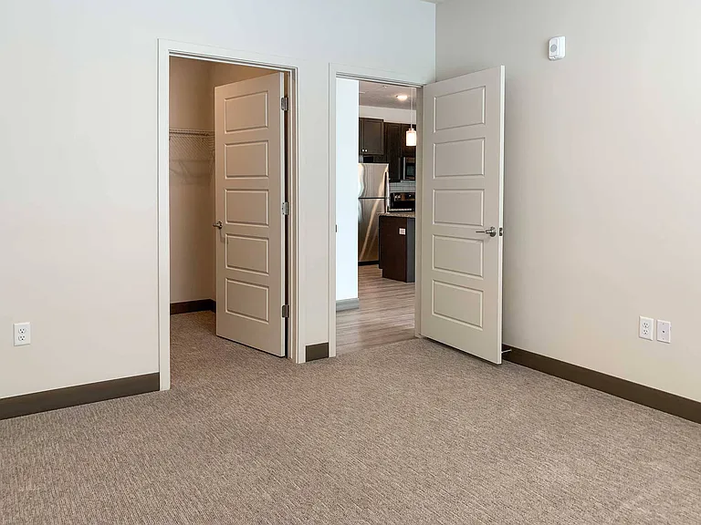 Most bedrooms feature roomy walk-in closets.