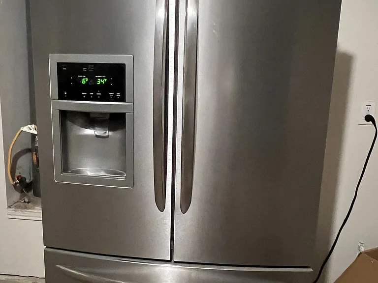 Fridge can be moved back to kitchen.