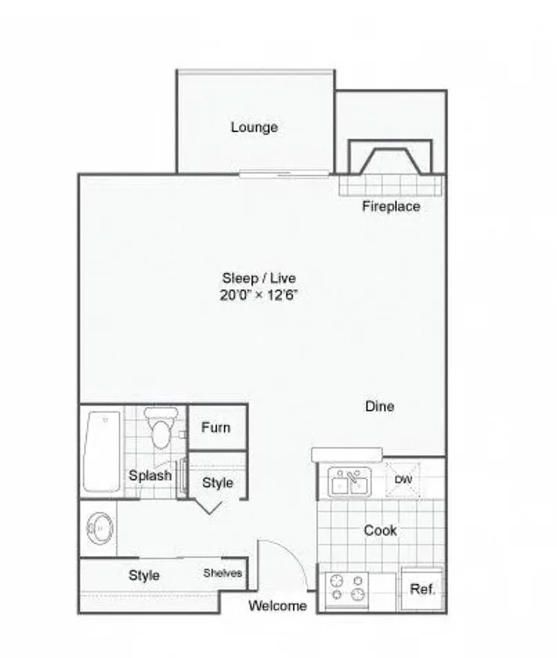 Floor plan Placer